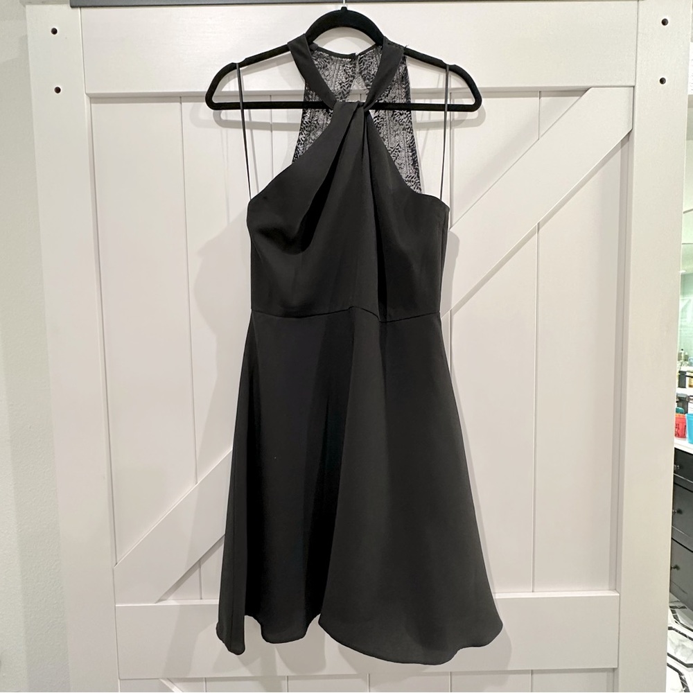 Cece black semi formal dress